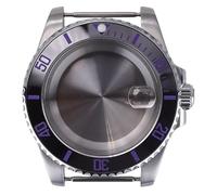 ROUHO 40mm Premium Buceo Reloj Modding Caja Kit, Ajuste para Movimiento NH35 NH36 NH34 NH38 Acero Inoxidable Resistente Agua Reloj Modificación Set para Rolex-W