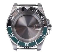 ROUHO 40mm Premium Buceo Reloj Modding Caja Kit, Ajuste para Movimiento NH35 NH36 NH34 NH38 Acero Inoxidable Resistente Agua Reloj Modificación Set para Rolex-X
