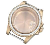 ROUHO 40mm Reemplazo Reloj Mod Caja Cristal Zafiro PVD Chapado Acero Inoxidable Reloj Modificación Kit para Rolex-D Compatible con ETA 2824 Movimiento