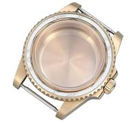 ROUHO 40mm Reemplazo Reloj Mod Caja Cristal Zafiro PVD Chapado Acero Inoxidable Reloj Modificación Kit para Rolex-B Compatible con ETA 2824 Movimiento