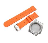 ROUHO 40mm Reloj Modificación Caja, Ajuste para Movimiento NH35 NH36 3.8 Corona Posición, Reemplazo Reloj Modding Correa para Seiko-F