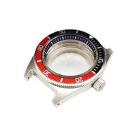 ROUHO 40mm Vintage Caja Reloj Kit, Ajuste para Movimiento Automático NH35 NH36, Azul AR Revestimiento Retro Buceo Caja Reloj para Seiko SLA017 62MAS-C 15