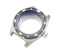 ROUHO 40mm Vintage Caja Reloj Kit, Ajuste para Movimiento Automático NH35 NH36, Azul AR Revestimiento Retro Buceo Caja Reloj para Seiko SLA017 62MAS-C 1