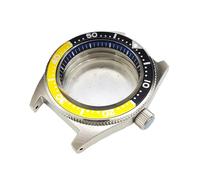 ROUHO 40mm Vintage Caja Reloj Kit, Ajuste para Movimiento Automático NH35 NH36, Azul AR Revestimiento Retro Buceo Caja Reloj para Seiko SLA017 62MAS-C 2