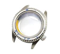 ROUHO 42mm Buceo Caja Reloj Mod Kit Ajuste para Movimiento NH35 NH36 Corona Roscada, Colorido Anillo Capítulo Reloj Modificación Set para Seiko-S sinInsert de Luneta