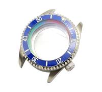 ROUHO 42mm Buceo Caja Reloj Mod Kit Ajuste para Movimiento NH35 NH36 Corona Roscada, Colorido Anillo Capítulo Reloj Modificación Set para Seiko-M con Insert de Luneta