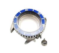 ROUHO 42mm Caja Reloj Kit Doble Cúpula Cristal Zafiro Buceo Inserto Bisel, Ajuste para Movimiento NH35 NH36, Reloj Mod Partes para Seiko SKX007-H 10