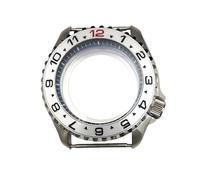 ROUHO 42mm Caja Reloj Kit Mod, Compatible con Movimiento NH35 NH36, 3.8 Posición Corona Fondo Vidrio Caja Reloj para Seiko SKX007 / SKX009-A 1