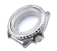 ROUHO 42mm DIY Acero Inoxidable Caja Reloj Anillo Capítulo Kit, Ajuste para Movimiento NH35 NH36, Transparente Fondo Reemplazo Reloj Modificación Set para Seiko SKX007-G 18