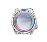 ROUHO 42mm DIY Acero Inoxidable Caja Reloj Anillo Capítulo Kit, Ajuste para Movimiento NH35 NH36, Transparente Fondo Reemplazo Reloj Modificación Set para Seiko SKX007-G 19