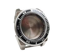 ROUHO 42mm Geométrico Buceo Caja Reloj, Ajuste para Movimiento NH35 NH36 Corona Roscada, Anillo Capítulo Reemplazo Reloj Modificación Kit para Seiko Prospex Samurai-D