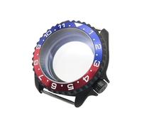 ROUHO 42mm Mate Negro Caja Reloj Kit, Compatible con Movimiento NH35 NH36, 3.8 Corona Fondo Transparente Caja Reloj para Seiko SKX007
