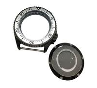 ROUHO 42mm Negro Caja Reloj 3.8 Corona Roscada, para Movimiento NH35 NH36, Reemplazo Partes Modificación Caja Reloj para Seiko SKX007 / SKX009-E 19