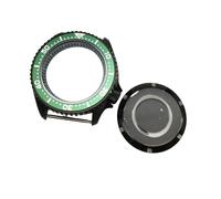 ROUHO 42mm Negro Caja Reloj 3.8 Corona Roscada, para Movimiento NH35 NH36, Reemplazo Partes Modificación Caja Reloj para Seiko SKX007 / SKX009-E 1