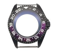 ROUHO 42mm Negro Caja Reloj Kit Mod, para Movimiento NH35 4R36, 3.0 Corona Buceo Caja Reloj Modificación para Seiko SKX007 / SKX009-B 18