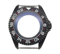 ROUHO 42mm Negro Caja Reloj Kit Mod, para Movimiento NH35 4R36, 3.0 Corona Buceo Caja Reloj Modificación para Seiko SKX007 / SKX009-B 6