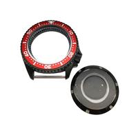 ROUHO 42mm Reloj Modificación Kit Ajuste para Japonés Calibre NH35 NH36 3.8 Corona Posición, Negro Anillo Capítulo Caja Reloj con Inserto Bisel para Seiko SKX007-E