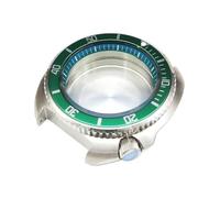 ROUHO 43,5mm Vintage Buceo Caja Reloj, Ajuste para Movimiento NH35 NH36 28,5mm Esfera, Cojín Forma Fondo Sólido Reloj Modificación Caja para Seiko Turtle SKX007