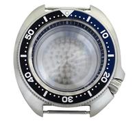 ROUHO 44mm Cojín Forma Reloj Mod Caja, Ajuste para Movimiento NH35 NH36 19mm Asas, Retro Reemplazo Buceo Reloj Modificación Kit para Seiko