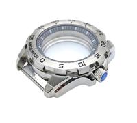 ROUHO 44mm Robusto Buceo Mod Caja con Inserto Bisel, Ajuste para Movimiento NH35 NH36 28,5 Esfera, Acero Inoxidable DIY Reloj Modificación Kit para Seiko Prospex-C