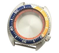 ROUHO 45mm Cojín Forma Automático Buceo Caja Reloj, Ajuste para Movimiento NH35 NH36, Cristal Zafiro Retro Reemplazo Reloj Modificación Kit para Seiko Prospex Turtle-A 4
