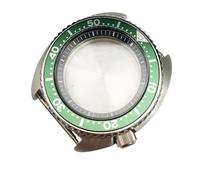 ROUHO 45mm Reemplazo Buceo Caja Reloj, Ajuste para Movimiento NH35 NH36 28,5mm Esfera, 3.8 Corona Posición Fondo Sólido Reloj Modificación Set para Seiko SKX007-P