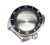 ROUHO 45mm Reemplazo Buceo Caja Reloj, Ajuste para Movimiento NH35 NH36 28,5mm Esfera, 3.8 Corona Posición Fondo Sólido Reloj Modificación Set para Seiko SKX007-A