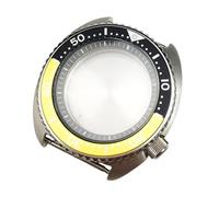 ROUHO 45mm Reemplazo Buceo Caja Reloj, Ajuste para Movimiento NH35 NH36 28,5mm Esfera, 3.8 Corona Posición Fondo Sólido Reloj Modificación Set para Seiko SKX007-I