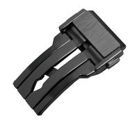 ROUHO Acero Inoxidable Cierre Despliegue Hebilla Reloj Despliegue Correa Repuesto Accesorio para Hublot Big Bang Classic Fusion-Negro 22mm