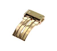 ROUHO Acero Inoxidable Cierre Despliegue Reloj Hebilla Repuesto Reloj Accesorio Reparación para Hublot Big Bang-Oro Rosa 24mm