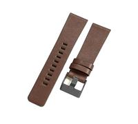 ROUHO Ajustable Premium Cuero Correa Reloj - 28mm Hecha Mano Texturizada Pulsera Reloj para Diesel DZ4197 DZ1228