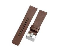 ROUHO Ajustable Premium Cuero Correa Reloj - 28mm Hecha Mano Texturizada Pulsera Reloj para Diesel DZ4197 DZ1228
