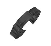 ROUHO Brazalete de Reloj Acero Inoxidable 316L Pulsera Ajustable Cierre Desplegable para Rolex Daytona Sub-Negro 20mm