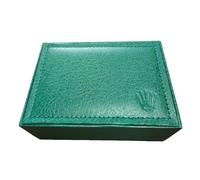 ROUHO Caja de Almacenamiento para Relojes Portátil Verde Cuero PU Forro de Esponja Diseño Vintage Joyero para Rolex Cosmograph Daytona