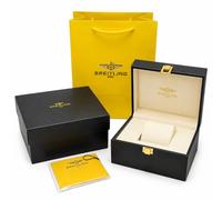 ROUHO Caja de Reloj con Veta de Madera Expositor de Reloj Individual con Soporte Acolchado Almohadilla Removible Cuerpo Compacto para Breitling Classic AVI