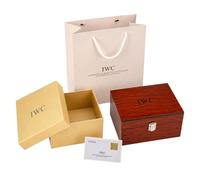ROUHO Caja de Reloj de Cuero Estuche de Viaje Individual con Cojín Suave Cojín Extraíble Cuerpo Compacto Almacenamiento Cuidado para IWC Pilot’s Watches