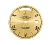 ROUHO Cara Reloj Metálica 2834 Movimiento Día Fecha Esfera Reloj Acero Inoxidable 31mm Reparación Mantenimiento Repuesto Componente para Rolex Datejust - A8