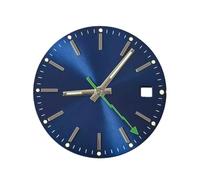 ROUHO Cara Reloj Sol con Segundero Flecha, Placa Esfera Luminosa 28.5mm de Modificación Personalizada para Miyota 8215 Movement-D20