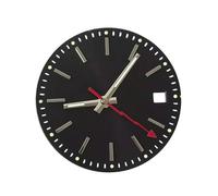 ROUHO Cara Reloj Sol con Segundero Flecha, Placa Esfera Luminosa 28.5mm de Modificación Personalizada para Miyota 8215 Movement-D17