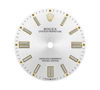 ROUHO Dial Acero Inoxidable Frontal Metálico 30.5mm 8215 2813 8205 ST16 Automático Movimiento Reparación Repuesto Pieza para Rolex Oyster Perpetual Datejust - A10