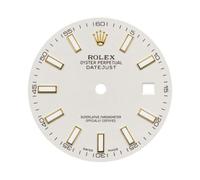 ROUHO Esfera Acero Inoxidable Cara Metal Reloj 2824 2836 Movimiento 31mm Fluorescente Indicador Fecha Reemplazo Pieza Repuesto Recambio para Rolex Datejust - A13