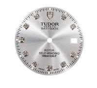 ROUHO Esfera de Acero Inoxidable Calibre 2824 Reparación Esfera de Metal 29mm Ventana Fecha Modding Recambio para Tudor Classic Collection - A1