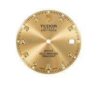 ROUHO Esfera de Acero Inoxidable Calibre 2824 Reparación Esfera de Metal 29mm Ventana Fecha Modding Recambio para Tudor Classic Collection - A4