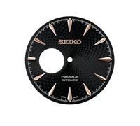 ROUHO Esfera Reloj Acero Inoxidable NH38 NH70 NH72 Movimiento Repuesto 35mm Corazón Abierto Dial Metálico Esqueleto Pieza para Seiko - A3