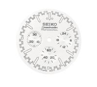ROUHO Esfera Reloj Acero Inoxidable VK63 Cronógrafo Movimiento Dial Metálico 32,5mm Recambio Mantenimiento Pieza para Seiko - A3