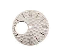 ROUHO Esfera Reloj Corazón Abierto Martillado 28.5mm, Cara Luminosa con Corona 3h de Modificación para Seiko NH38 Movement-S7