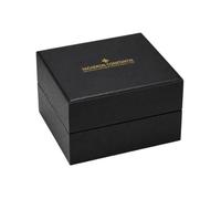 ROUHO Estuche de Reloj con Tapa Visible Caja de Reloj de Madera con Soporte Acolchado e Interior Crema Cubierta Transparente Uso Diario para Vacheron Constantin Overseas