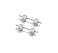 ROUHO Kit Conversión Tornillos de Conexión Reloj Metal Eslabón Final Correa Reloj de Caucho Compatible para Audemars Piguet Royal Oak Offshore 15710 15720-Plata 4.5mm