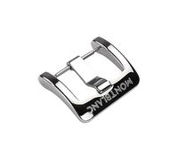ROUHO Premium 20mm Pulsera Reloj Hebilla Ardillón Duradera Acero Inoxidable Correa Reloj Accesorio Repuesto Cierre para Montblanc 4810-Plata