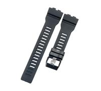 ROUHO Premium Silicona Caucho Correa Reloj - Impermeable Flexible & Duradera Repuesto Banda Reloj para Casio GBA-800 GBD-800 GMA-B80-Negro